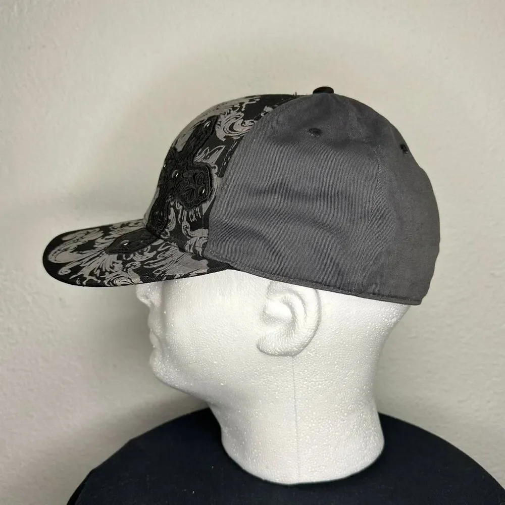 Y2K Black and grey cross hat
